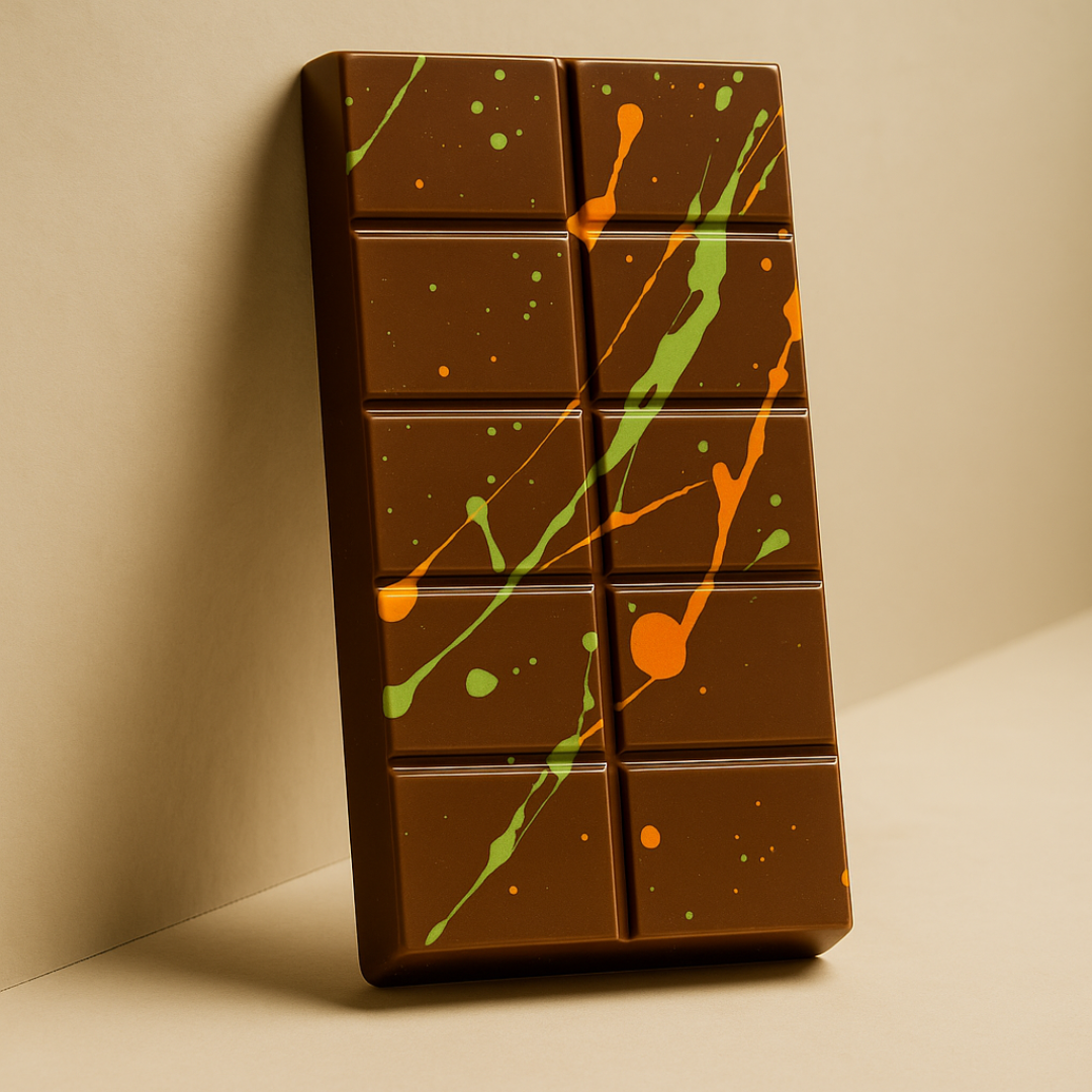 Pistachio Kunafa Milk Chocolate Bar - 47% Pistachio Cream Dubai Chocolate