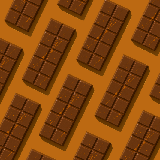 Salted Pecan Caramel Milk Chocolate Bar | Handmade Gourmet Chocolate | Artisan Candy Bar