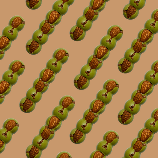 White Chocolate Matcha Almond Bar