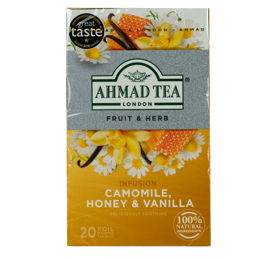 Ahmad Tea Camomile, Honey & Vanilla – Fruit and Nut Co.