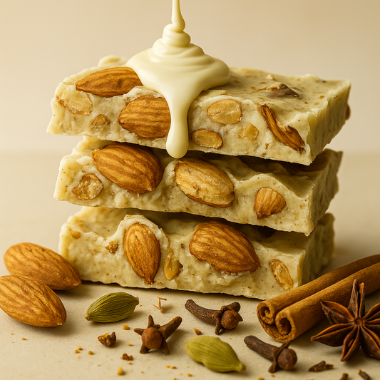 Almond Chai Spice - White Chocolate Bark