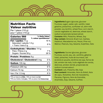 Dubai Chewy Cookie - Pistachio Kunafa