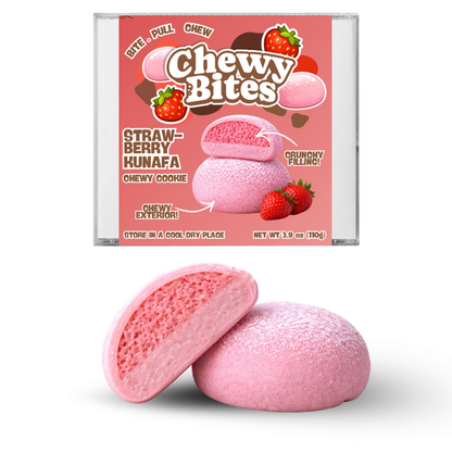 Dubai Chewy Cookie - Strawberry Kunafa