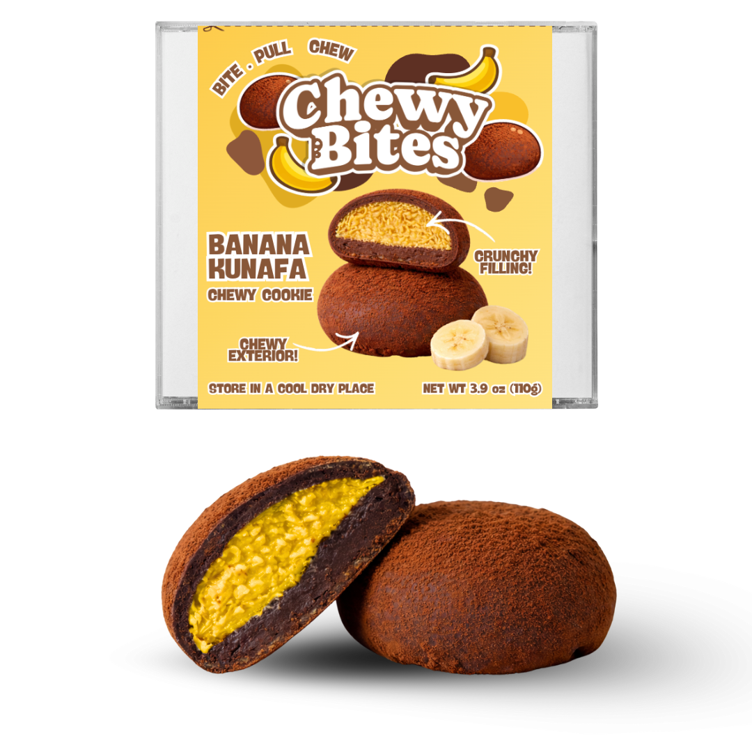 Dubai Chewy Cookie - Banana Kunafa