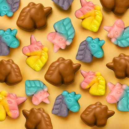 Milk Chocolate Gummy Unicorns
