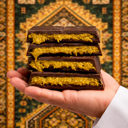 Pistachio Kunafa Dark Chocolate Bar - Viral Dubai Chocolate