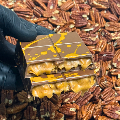 Salted Pecan Caramel Chocolate Bar – Inspired by Dubai’s Viral Chocolate Sensations