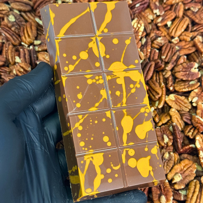 Salted Pecan Caramel Chocolate Bar – Inspired by Dubai’s Viral Chocolate Sensations